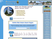 Tablet Screenshot of beautifulsmithsfalls.com